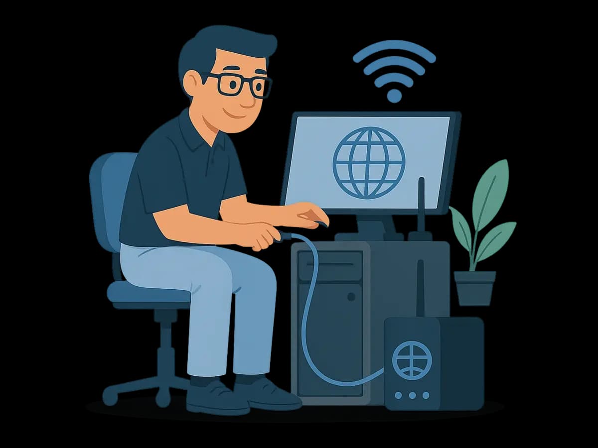 Modem and Wi-Fi installation